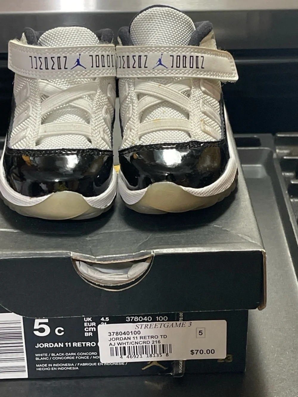 Jordan Kids' 11 Retro Sneakers - White/Black